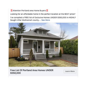 Real Estate Buyer Facebook Ads