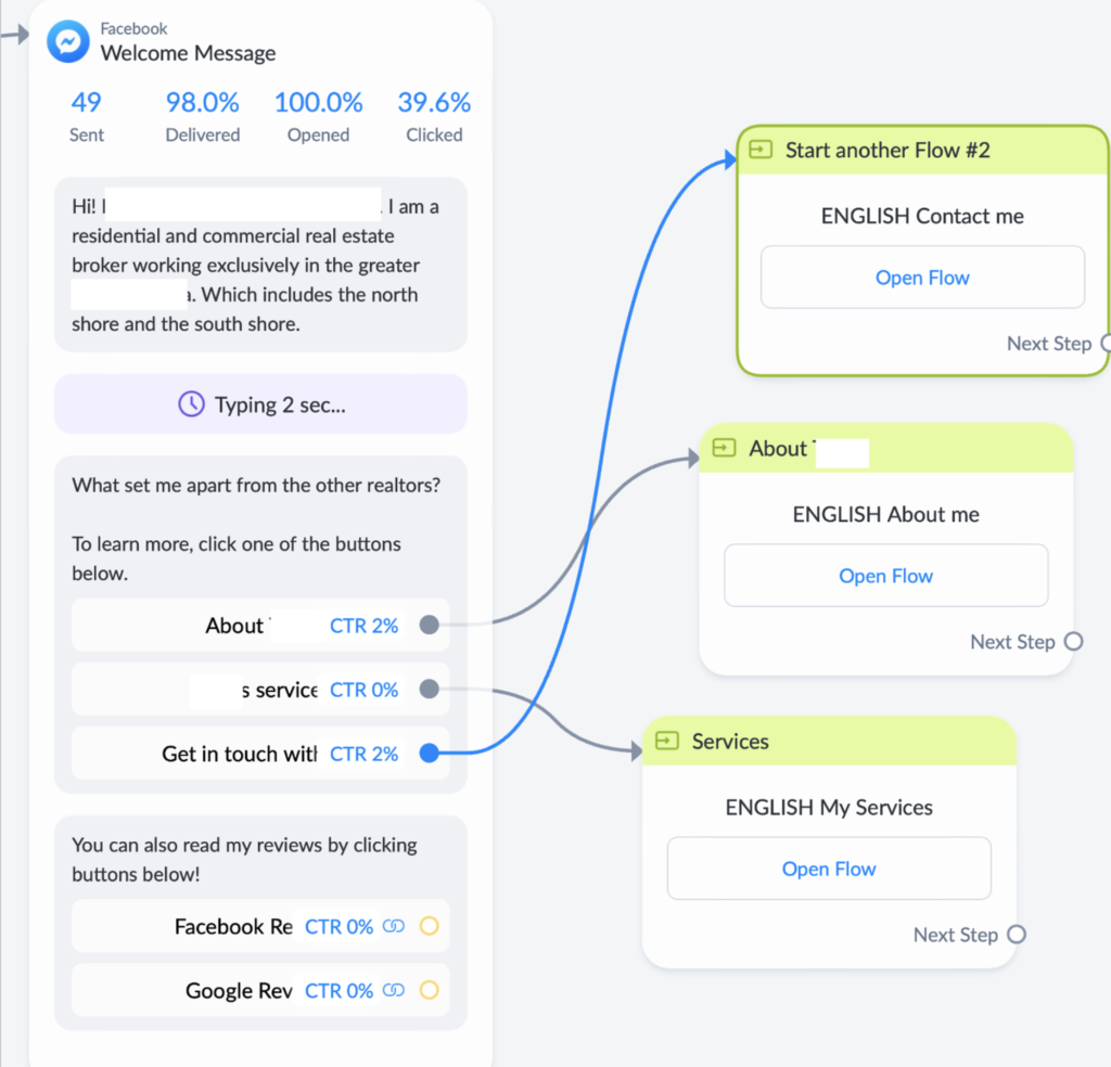 Facebook chatbot