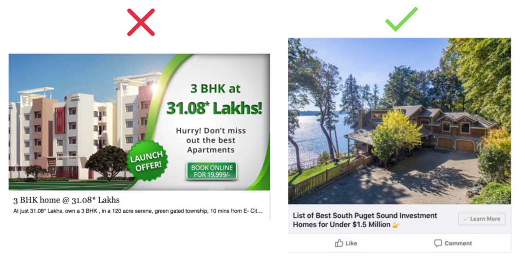 real estate Facebook ads image
